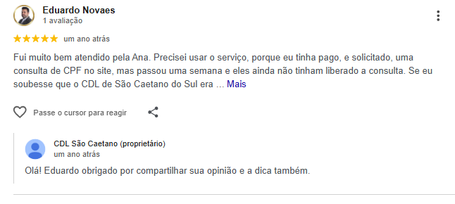Depoimento Google 1